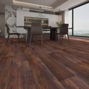 Woodlands Hickory brown laminate flooring, image 1
