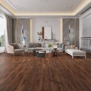 Natural Hickory SPC waterproof vinyl plank flooring, wood look, image 5