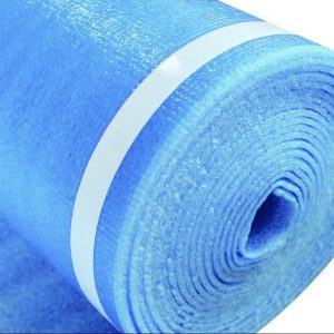 Flooring underlayment padding with moisture barrier